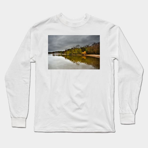 Coniston Water Long Sleeve T-Shirt by StephenJSmith